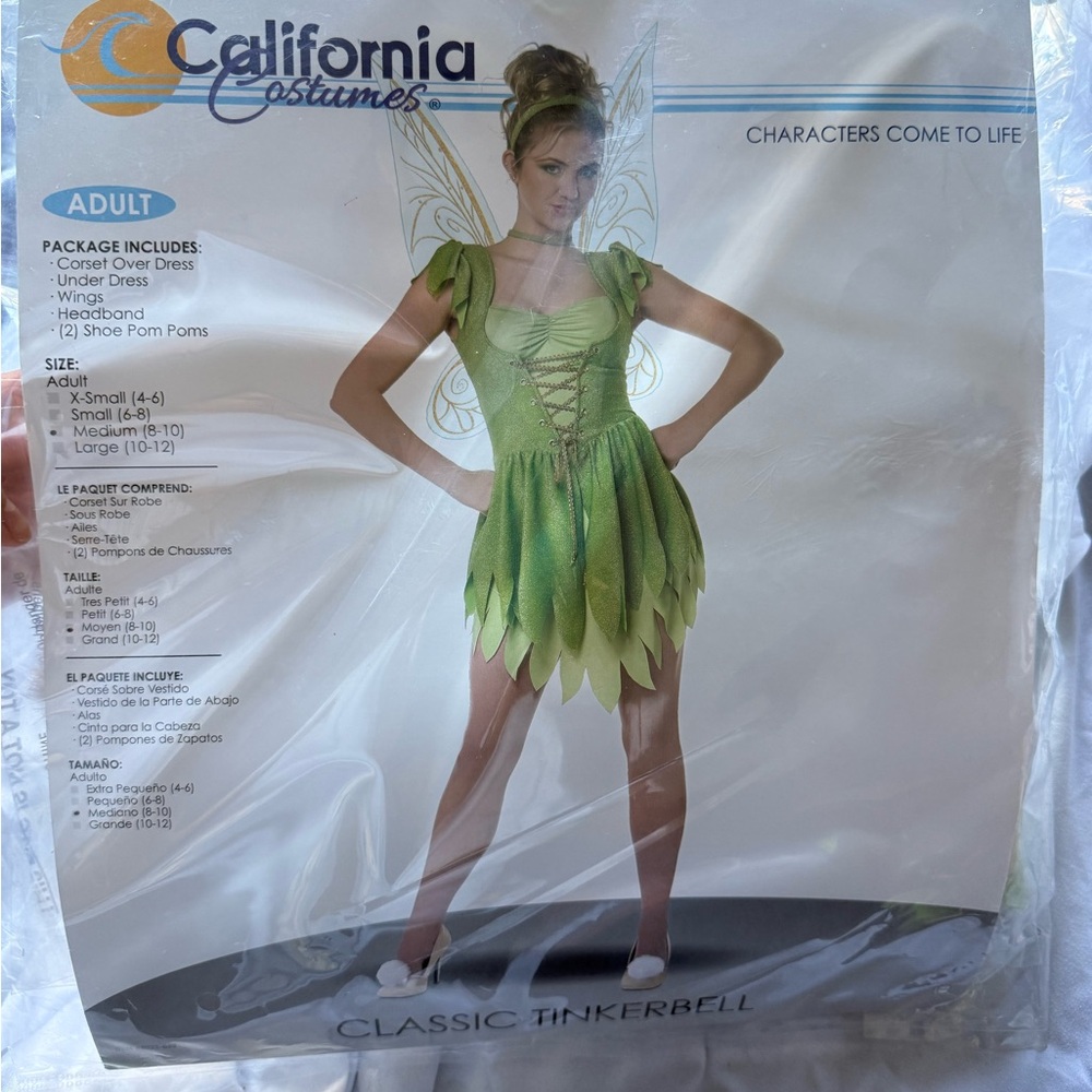 California Costumes Classic Tinkerbell Fairy Costume